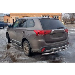 Barra Posteriore AK004-2 (Acciaio Inox) Mitsubishi Outlander 2012-2021 foto 3