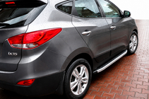Hyundai IX-35 2010-2015 Pedane laterali Fullmond (2 pz, alluminio) foto 1