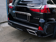 Lexus LX570/450d 2008-2022 Inserto paraurti posteriore con cromatura (2016+) foto 3