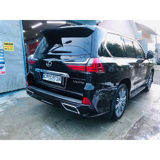 Copertura bordo paraurti posteriore (2016+, 2 pz) Lexus LX570/450d 2008-2022 foto 2