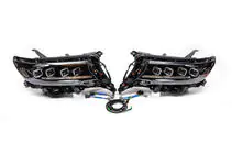 Toyota Land Cruiser Prado 150 2009-2023 Fari anteriori Lexus-Design 4-LED V1 (2017+, 2 pz) foto 5