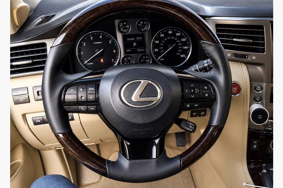 Lexus LX570/450d 2008-2022 Volante completo (effetto legno) Image