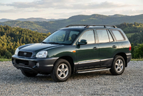 Hyundai Santa Fe 1 2000-2006 Pedane Laterali Fullmond (2 pz, alluminio) foto 1