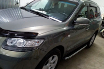 Hyundai Santa Fe 2 2006-2012 Pedane Laterali Fullmond (2 pz, alluminio) foto 8