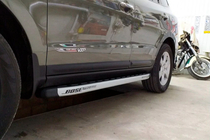 Hyundai Santa Fe 2 2006-2012 Pedane Laterali Fullmond (2 pz, alluminio) foto 10