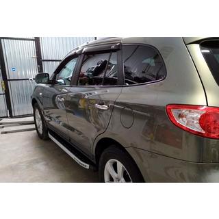 Pedane Laterali Fullmond (2 pz, alluminio) Hyundai Santa Fe 2 2006-2012 foto 2