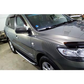 Pedane Laterali Fullmond (2 pz, alluminio) Hyundai Santa Fe 2 2006-2012 foto 3