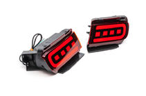 Toyota Land Cruiser Prado 150 2009-2023 Fanali posteriori LED V1 (2 pz, 2017+) foto 2
