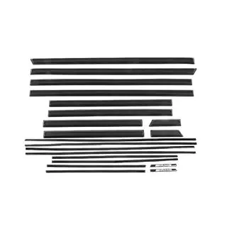 Modanature porta nere preassemblate (design 2019)