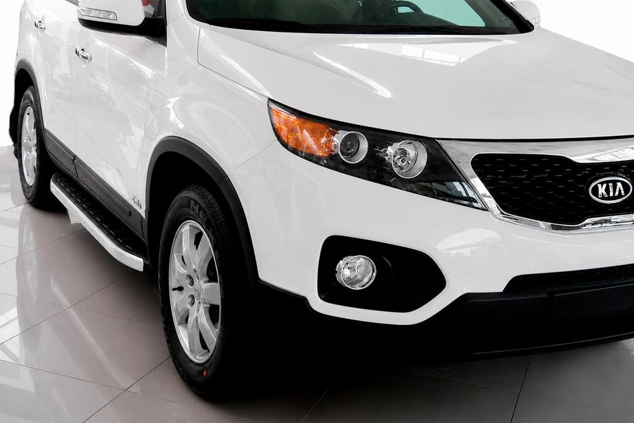 Kia Sorento II XM 2009-2014 Pedane laterali Fullmond (2 pz, alluminio) 2013-2016 Image