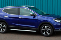 Nissan Qashqai 2007-2010 Pedane laterali Fullmond (2 pz, alluminio) foto 3