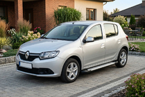 Dacia Sandero 2013-2020 Pedane Laterali Tipo X5 (2 pz, Alluminio) foto 1