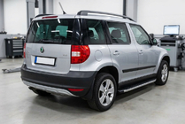 Skoda Yeti 2009-2017 Pedane laterali Fullmond (2 pz, alluminio) foto 1