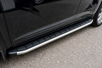 Volkswagen Amarok 2010-2022 Pedane laterali Fullmond Grey (2 pz, alluminio) foto 3