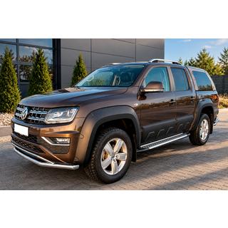 Pedane Laterali Allmond Grey (2 pz, Alluminio) Volkswagen Amarok 2010-2022 foto 2