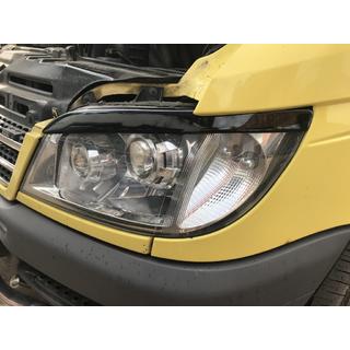 Palpebre fari (nere, ABS, 2000-2006) Mercedes Sprinter W901/902/903/904/905 1995–2006 foto 3