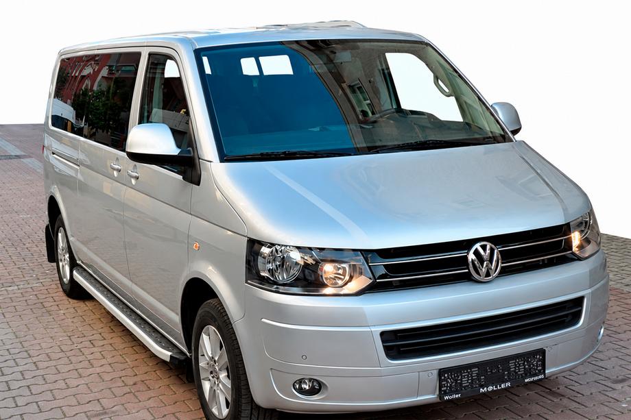 Volkswagen T5 2010-2015 Pedane laterali Fullmond (2 pz, alluminio) Passo Lungo Image