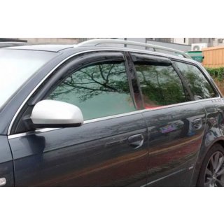 Deflettori aria finestrini (Avant, 4 pz, HIC) Audi A4 B7 2004-2008 foto 1
