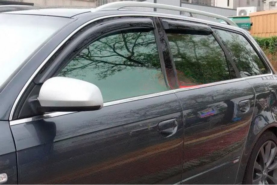Audi A4 B7 2004-2008 Deflettori aria finestrini (Avant, 4 pz, HIC) Image