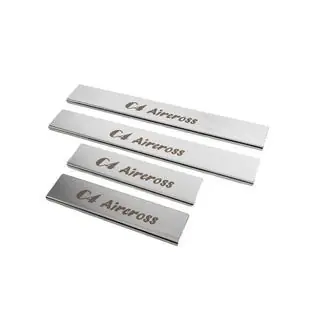 Battitacco Carmos (4 pz, acciaio inox) foto 2