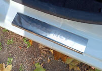 Renault Logan MCV 2013-2022 Battitacco Carmos V1 (4 pz, acciaio inox) foto 2