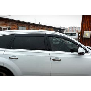 Deflettori finestrini con modanatura cromata (4 pz, HIC) Audi Q7 2015–2026 foto 2