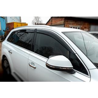 Deflettori finestrini con modanatura cromata (4 pz, HIC) Audi Q7 2015–2026 foto 1