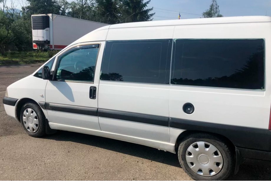 Fiat Scudo 1996-2007 Deflettori finestrini ad incastro (2 pz, HIC) Foto 3