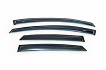 Ford Fiesta 2008-2017 Deflettori Finestrini SD 2008+ (4 pz, HIC) foto 2
