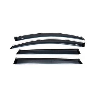 Deflettori finestrini con modanatura cromata (4 pz, HIC) Kia Sorento III UM 2014-2020 foto 1