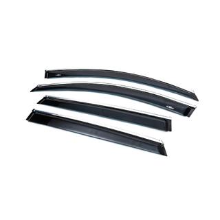 Deflettori finestrini con modanatura cromata (4 pz, HIC) Kia Sorento III UM 2014-2020 foto 2