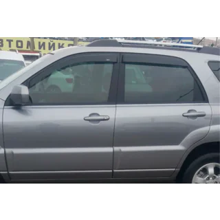 Deflettori Finestrini (4 pz, HIC) Kia Sportage 2004-2010 foto 1