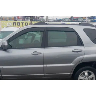 Deflettori Finestrini (4 pz, HIC) Kia Sportage 2004-2010 foto 3