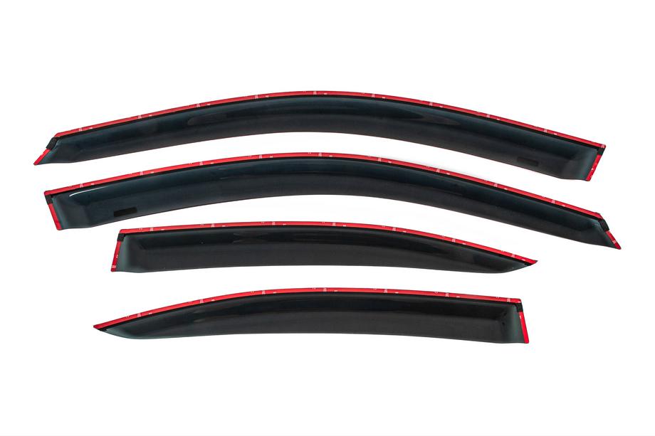 Lexus IS 2005-2013 Deflettori finestrini con modanatura cromata (4 pz, HIC) Foto 4
