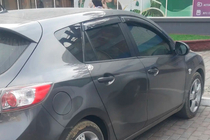 Mazda 3 2009-2013 Deflettori Finestrini HB (4 pz, HIC) foto 1