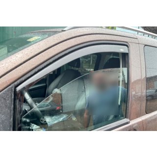 Deflettori finestrini ad incastro (2 pz, HIC) foto 2