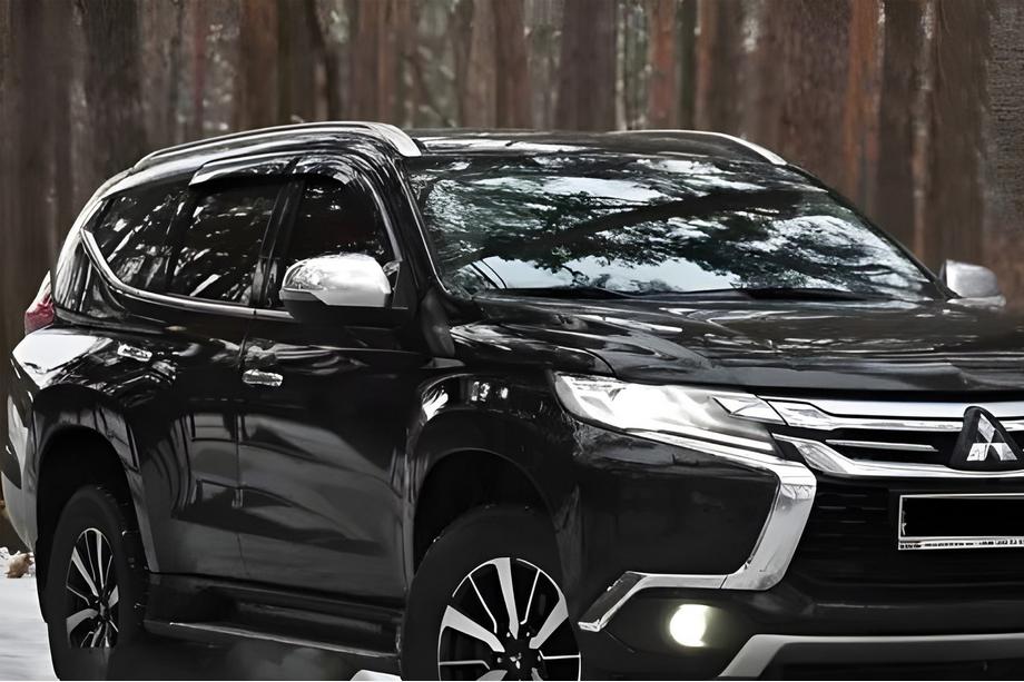 Mitsubishi Pajero Sport 2015- Deflettori Finestrini (4 pz, HIC) Foto 7