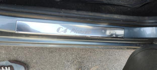 Citroen C-4 Picasso 2006-2013 Battitacco Carmos (4pz, acciaio inox) foto 4