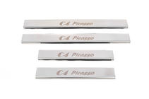 Citroen C-4 Picasso 2006-2013 Battitacco Carmos (4pz, acciaio inox) foto 2