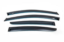 Renault Fluence 2009-2016 Deflettori Finestrini (4 pz, HIC) foto 2