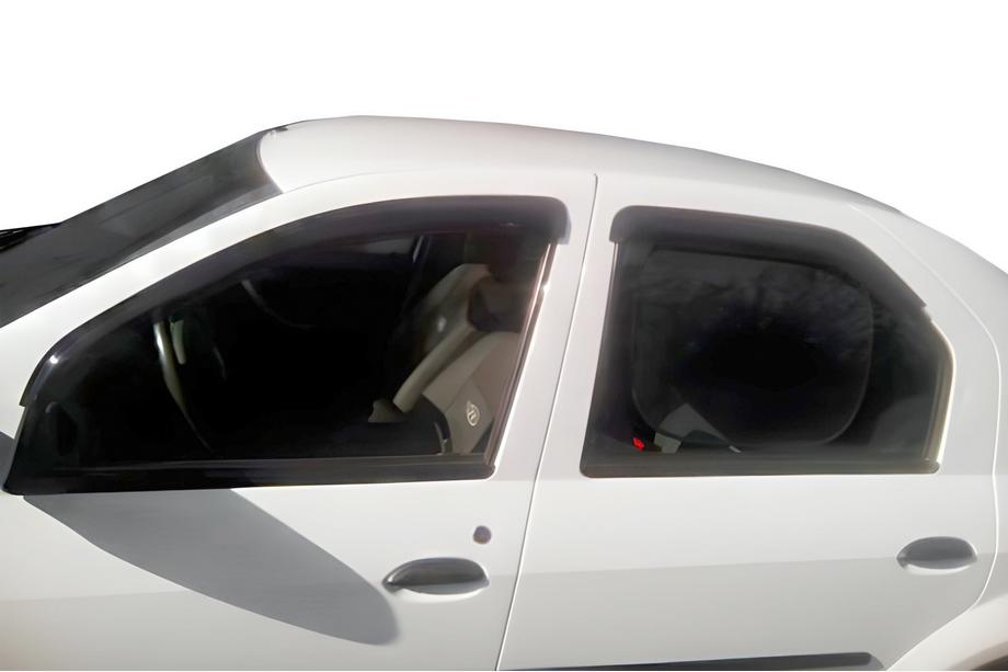 Renault Logan I 2008-2013 Deflettori Finestrini (4 pz, HIC) Image