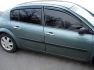 Renault Megane II 2004-2009 Deflettori Aria SD (4 pz, HIC) foto 1