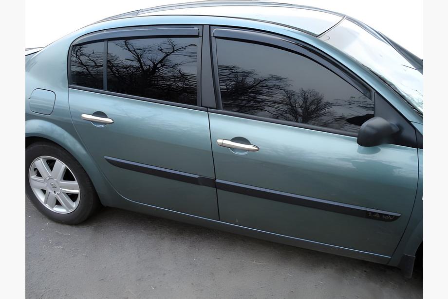 Renault Megane II 2004-2009 Deflettori Aria SD (4 pz, HIC) Image
