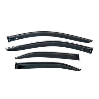 Deflettori finestrini con modanatura cromata (UE, 4 pz, HIC) Toyota Camry 2006-2011 foto 2
