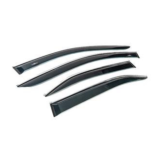 Deflettori finestrini con modanatura cromata (UE, 4 pz, HIC) Toyota Camry 2006-2011 foto 3