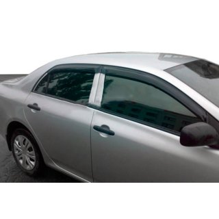Deflettori Finestrini (4 pz, HIC) Toyota Corolla 2007-2013 foto 3