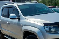 Volkswagen Amarok 2010-2022 Deflettori Finestrini (4 pz, HIC) foto 2