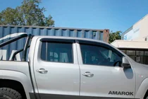 Volkswagen Amarok 2010-2022 Deflettori Finestrini (4 pz, HIC) foto 3