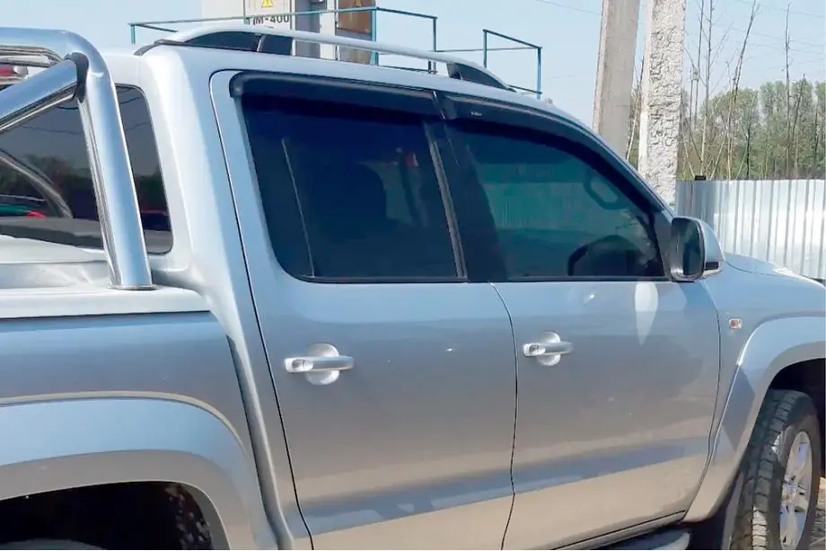Volkswagen Amarok 2010-2022 Deflettori Finestrini (4 pz, HIC) Image
