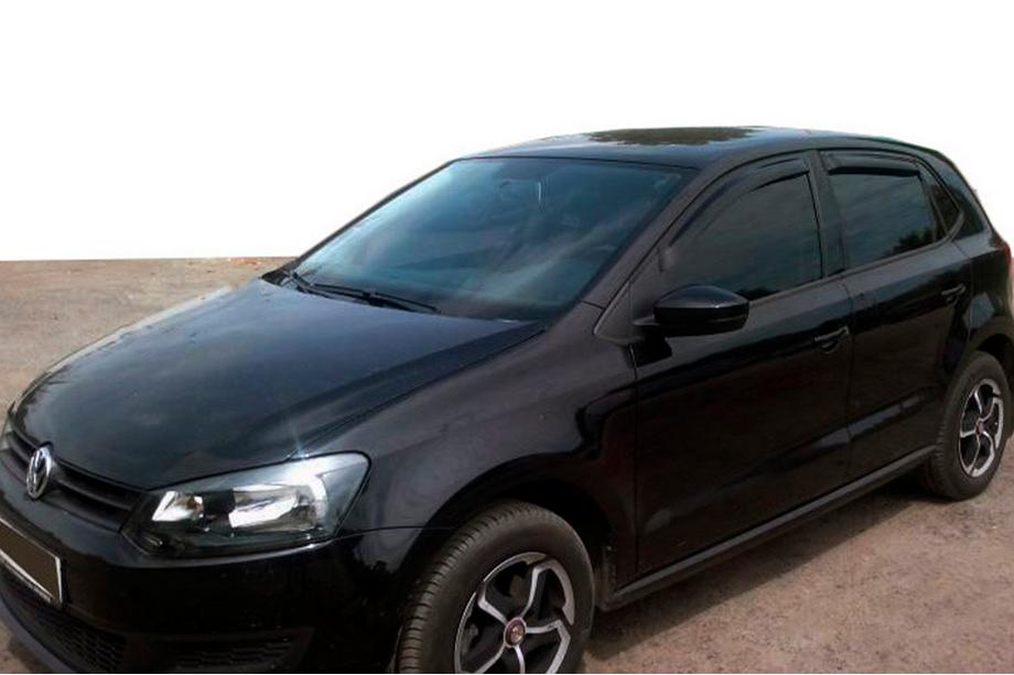 Volkswagen Polo 2010-2017 Deflettori Finestrini HB (4 pz, HIC) Foto 3